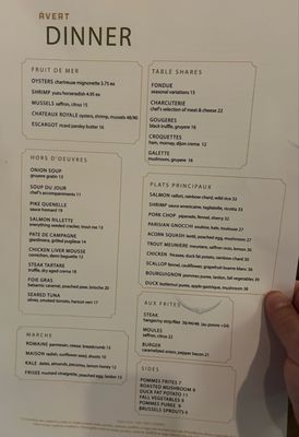 Menu photo 5 a'VERT Brasserie West Hartford, CT Menu photo 5 a'VERT Brasserie West Hartford, CT