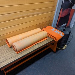 Their signature mats and towels