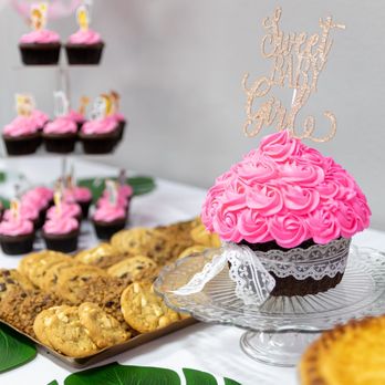 Joe's Just Desserts - Lace ribbon was a thoughtful & beautiful touch - Cupcakes Near Me Joe's Just Desserts - Lace ribbon was a thoughtful & beautiful touch - Cupcakes Near Me