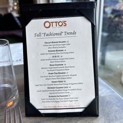 Otto’s Full Service - Fall drinks