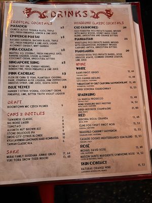 Menu photo 5 The Formosa Cafe West Hollywood, CA Menu photo 5 The Formosa Cafe West Hollywood, CA