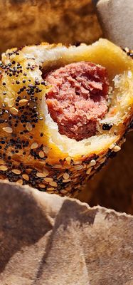 Chicken Dog Bagels by null