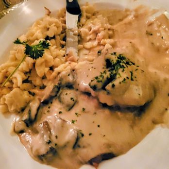 Heidelberg Restaurant - Schnitzel with Spätzle - German Near Me - New York, New York Heidelberg Restaurant - Schnitzel with Spätzle - German Near Me - New York, New York