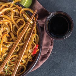 Beach Wok Asian Kitchen - Beach Wok Asian Kitchen at Harrah's Gulf Coast Hotel & Casino in Biloxi, MS Lo Mein
