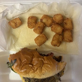 The Oasis Naples - Remaining grease drained from Tater Tots - American Near Me - Naples, Florida