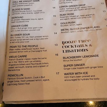 The Stihl Whiskey Bar - menu - Whiskey Bars Near Me - Bend, Oregon