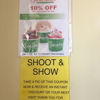 Peachwave - Seal Beach - Discount 10% off next visit - Ice Cream & Frozen Yogurt Near Me - Seal Beach, California Peachwave - Seal Beach - Discount 10% off next visit - Ice Cream & Frozen Yogurt Near Me - Seal Beach, California