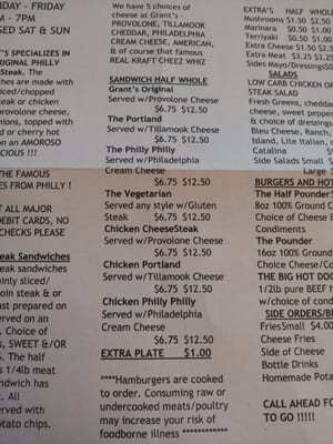 Grant's Philly Cheesesteak by null