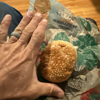 Burger King - That's a tiny Whopper Jr. - Burgers Near Me - Detroit, Michigan Burger King - That's a tiny Whopper Jr. - Burgers Near Me - Detroit, Michigan