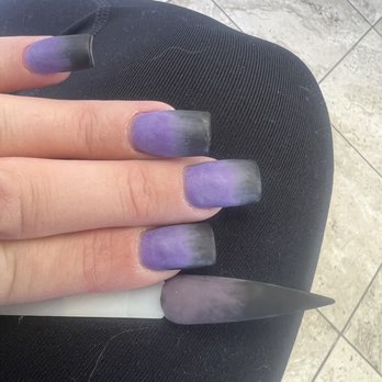 NailStop Spa & Wax - What I asked for (literally showed her the example mail and said I want my nails exactly this color and design) versus what I got. - Skin Care Near Me - Lakeside, California NailStop Spa & Wax - What I asked for (literally showed her the example mail and said I want my nails exactly this color and design) versus what I got. - Skin Care Near Me - Lakeside, California