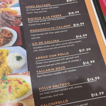 El Rey Peruvian Restaurant - Menu - Seafood Near Me - Seattle, Washington