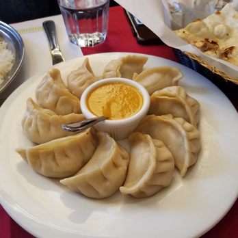 Himalayan Grill - Chicken momo! The sauce that they serve with it is delicious! - Himalayan/Nepalese Near Me - San Diego, California Himalayan Grill - Chicken momo! The sauce that they serve with it is delicious! - Himalayan/Nepalese Near Me - San Diego, California