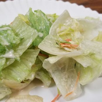 Wok On Fire - a salad on a paper plate - Chinese Near Me - Los Angeles, California Wok On Fire - a salad on a paper plate - Chinese Near Me - Los Angeles, California