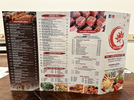 Menu photo 7 Hanari Cafe Lynnwood, WA