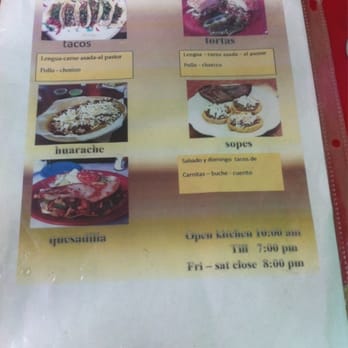 La Bamba - Menu - Bakeries Near Me - Jackson, Tennessee