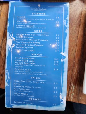 Menu photo 3 Le Petit Pêcheur Astoria, NY