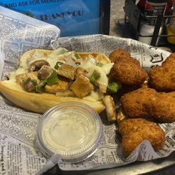 Rookies Bar & Grill - Philly Cheese - Chicken and Broccoli Cheddar Bites.
