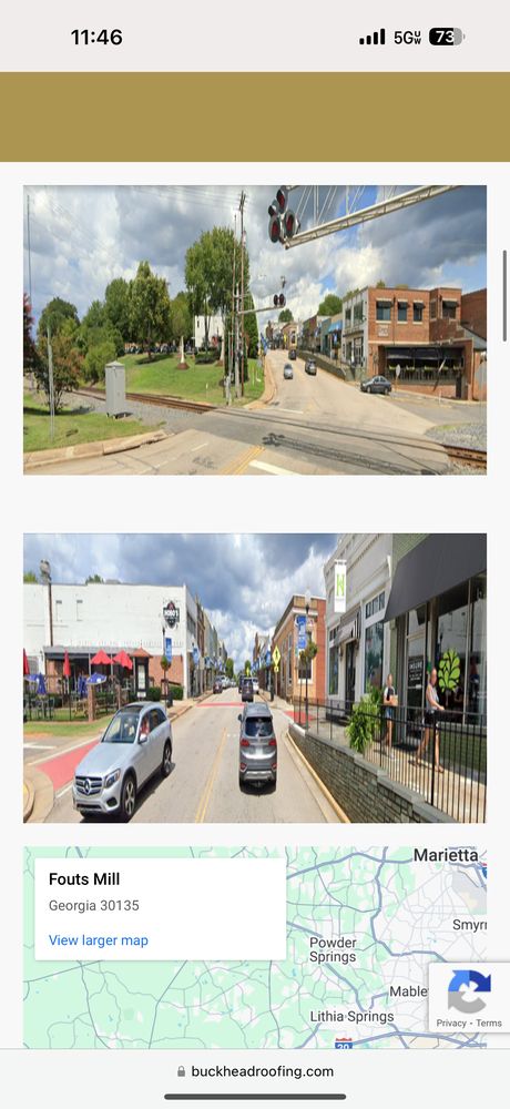 Slide of Buckhead Roofing