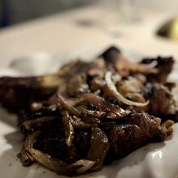 The Naughty Angel - Ribeye with mushroom and onion