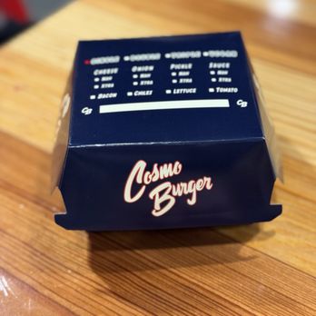 Cosmo Burger - Cosmos burger box - Burgers Near Me - Lenexa, Kansas