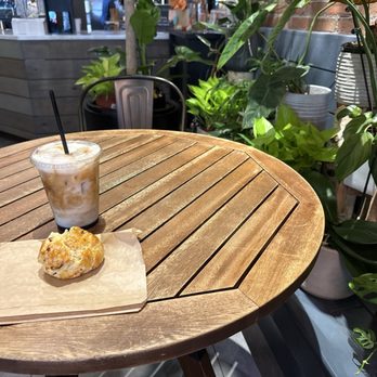 Kunst Coffee Haus - Lavender latte and cranberry apricot scone - Coffee & Tea Near Me - Bayside, New York Kunst Coffee Haus - Lavender latte and cranberry apricot scone - Coffee & Tea Near Me - Bayside, New York