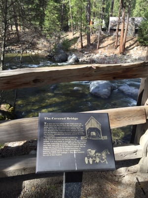 Historic Wawona Covered Bridge by null