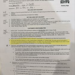 Galaxy Pool Spa Patio - Galaxy Pool Spa Patio Hot Tub Agreement. See 4. Customer Responsibilities