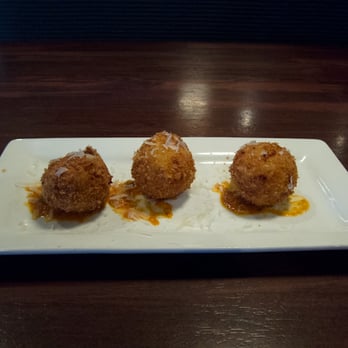 Blue Moose - 6 Cheese Mac & Cheese Croquettes (restaurant week 2015) - Burgers Near Me - Lenexa, Kansas Blue Moose - 6 Cheese Mac & Cheese Croquettes (restaurant week 2015) - Burgers Near Me - Lenexa, Kansas