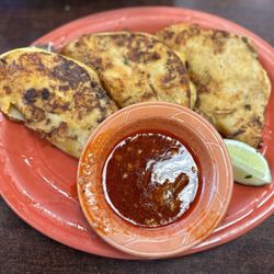 Mi Tierra - Quesabirria tacos with consome