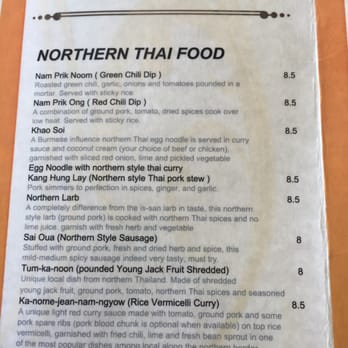 Elephant Thai Kitchen - Food menu continued - Thai Near Me - Long Beach, California