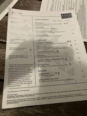 Menu photo 3 Haven Farm + Table Encinitas, CA