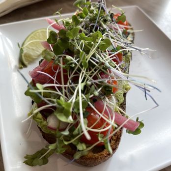 Indaba Coffee - Avocado Toast w pickled onions and micro greens - Coffee & Tea Near Me - Spokane, Washington Indaba Coffee - Avocado Toast w pickled onions and micro greens - Coffee & Tea Near Me - Spokane, Washington