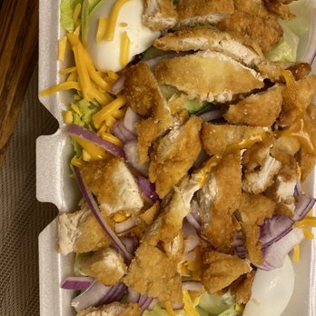 Leo's Coney Island - Chicken tender salad - American Near Me - Canton, Michigan Leo's Coney Island - Chicken tender salad - American Near Me - Canton, Michigan