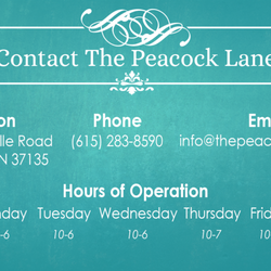 Our contact information!