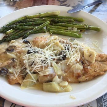 Doc's Seafood & Steaks - Tilapia with asparagus - Seafood Near Me - Corpus Christi, Texas