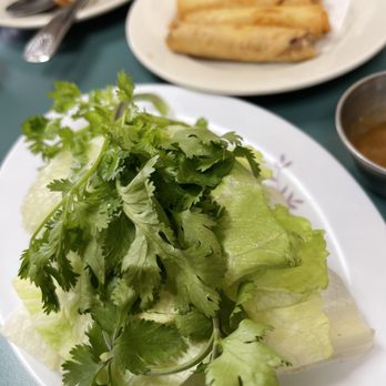 Saigon - Lettuce to wrap fried rolls - Vietnamese Near Me - South Plainfield, New Jersey