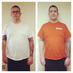 Rebirth Body Transformation Center - Matt B after his 1st 90 days!