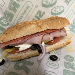Delicious BMT sandwich. Delicious BMT sandwich.