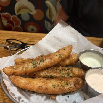 Lily's Seafood - Fried pickle spears - Breweries Near Me - Royal Oak, Michigan