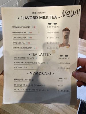 Menu photo 1 Kung Fu Tea - Dinkytown Minneapolis, MN