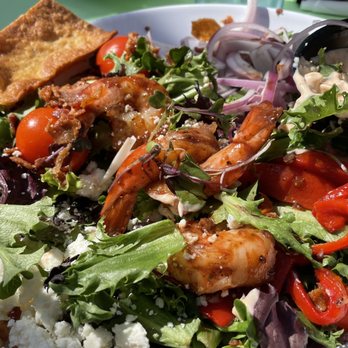 Zogg's Raw Bar & Grill - Shrimp and bacon salad. - Bars Near Me - Rehoboth Beach, Delaware Zogg's Raw Bar & Grill - Shrimp and bacon salad. - Bars Near Me - Rehoboth Beach, Delaware