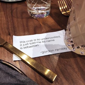 Gordon Ramsay Hell’s Kitchen - The note. - Bars Near Me - Mashantucket, Connecticut