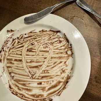 The Swamp Fox Restaurant - After the flourless chocolate cake. All but licked the plate. - Southern Near Me - Charleston, South Carolina The Swamp Fox Restaurant - After the flourless chocolate cake. All but licked the plate. - Southern Near Me - Charleston, South Carolina