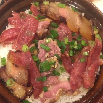 Pleasant BBQ Garden - house special preserved meat over rice - Barbeque Near Me - Duluth, Georgia