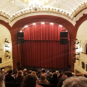 The Moore Theatre - The stage. We sat on the Balcony Right, Row J, Seats 1 and 2 near the aisle. - Performing Arts Near Me - Seattle, Washington The Moore Theatre - The stage. We sat on the Balcony Right, Row J, Seats 1 and 2 near the aisle. - Performing Arts Near Me - Seattle, Washington