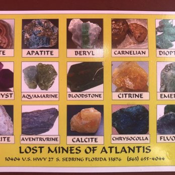 Lost Mines of Atlantis - Gemstones & Minerals Near Me - Sebring, Florida Lost Mines of Atlantis - Gemstones & Minerals Near Me - Sebring, Florida