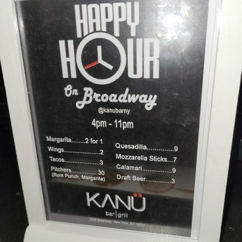 Kanu Bar Grill - Menu - Bars Near Me - New York, New York Kanu Bar Grill - Menu - Bars Near Me - New York, New York