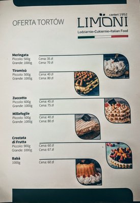 Menu photo 1 Limoni Canteri 1952 Warsaw, MZ