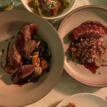 Redbird - LIBERTY DUCK WILD BOAR TENDERLOIN SWEET POTATO - New American Near Me - Los Angeles, California Redbird - LIBERTY DUCK WILD BOAR TENDERLOIN SWEET POTATO - New American Near Me - Los Angeles, California