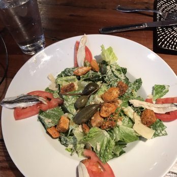 Sur at The Barnyard - Caesar salad w/anchovies, so good! - New American Near Me - Carmel, California